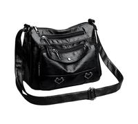 ZPGVWXKO Borsa Da Viaggio Da Donna, Ideale per Lo Shopping E Le Avventure, Nero