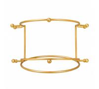 ZPGVWXKO Diademi con Base Rotonda Autonte Saldato gioie per Negozi di Gioielli, Oro, 2 Livelli