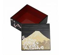 ZPGVWXKO Scatola per Spuntini con Design Montaña Cónica Multiuso Sushi con Coperchio Compatto Bento Qurato per Pasti Quotidiani, Cena Elegan, A Un Piano