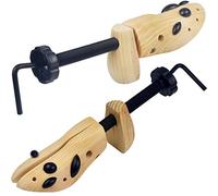 zpllsbratos Un Paio di Tendiscarpe Forma per Scarpe Legno Allargascarpe Regolabili Dilatatore Scarpe Uomo Donna Durevoli Traspiranti(L Per la taglia 42-46)