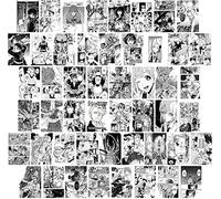 ZPPLD Kit per collage da parete anime, 50 pezzi, per collage di anime per pareti estetiche, poster anime, decorazione per camera da letto, decorazione per gli amanti degli anime (F)