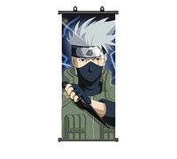 ZPPLD Naruto Rollbild, Anime Poster Grande, Kakashi Poster, Anime Videogiochi, Poster in Tessuto per Decorazione da Parete, 70 x 30 cm