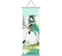 ZPPLD Poster a rotolo Genshin Impact - Decorazione murale con personaggi anime e manga, grande tessuto 70 * 25 cm (Venti)