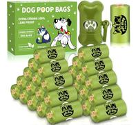 ZPQAODI Sacchetti Cane Cacca,Sacchetti Cane,Poop Dog Sacchetti di Rifiuti,Bustine Cane Cacca,Sacchetti per Cani,Dog Poop Dog Sacchetti di rifiuti con Dispensers 24 rotoli / 600 unità)