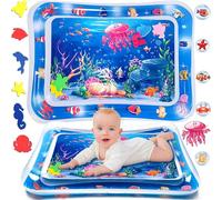 ZPQAODI Tappetino da gioco ad acqua per bambini, tappetino da gioco gonfiabile, 66 x 50 cm, tappetino per bambini, tappetino da gioco pieno d'acqua, tappetino da gioco per bambini e acqua
