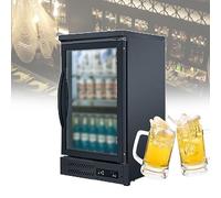 ZPRMMN 36in Can Beverage Frigorifero Wine Cooler Clear Front Glass Door Small Drink Touch Screen For Soda Beer Bar (Color : Single Door, Size : 110V)