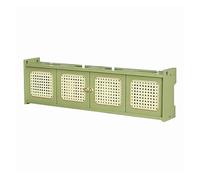 ZPRYZHD Mobiletto a Parete per Router, Scatola-mensola in Legno, Organizer con Gestione Cavi Invisibile, per Casa, Ufficio, Soggiorno e Camera da Letto(Green,31.4in/80cm)