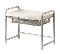 ZPRYZHD Supporto per Microonde Espandibile a 2 Livelli, Scaffale per Piano di Lavoro Della Cucina, Ripiano per Piano di Lavoro con Cestello Estraibile, per Bagno, Porta(21.7in/55cm)