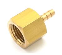 ZPTPNGWH 1/4" NPT Female x 1/8" Hose Barb Tail Brass Fuel Fitting Connector Adapter
