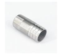 ZPTPNGWH 2pc 3/4" BSPT Male x Fit 1" I/D Hose Barb 304 Stainless Pipe Fitting Hosetail Connector Water Gas Oil