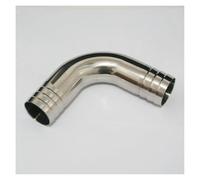 ZPTPNGWH Fit for 57mm I/D Hose Barbed 304 Stainless Steel 90 Degree Elbow Pipe Fitting Connnector
