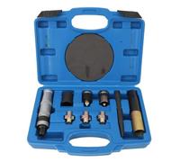 ZPurifylline Kit rimozione blocchi ruote, rimozione dadi ruote bloccabili universali, strumento professionale in acciaio al carbonio trattato termicamente con 10 lame per dadi ruote