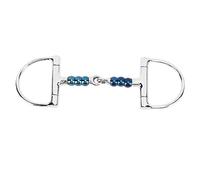 ZPurifylline Meno Morso per Cavallo in Acciaio, Filetto a D per Equitazione, Bocca mordace da 125 mm con Filetto Resistente per l'allevamento e Il Controllo