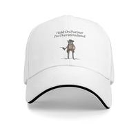 ZPUUCXOVS Hold On Partner I'm Overstimulated Casual Baseball cap Escursionismo Pesca Hip Hop Cappelli Primavera Sole Coppia Donne Trendy Snapback cap
