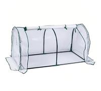 ZPVXRVQ Mini serre, serre per orticoltura e coltivazione di piante da interno e da esterno, con porte con cerniera e finestre arrotolabili, copertura in PE resistente