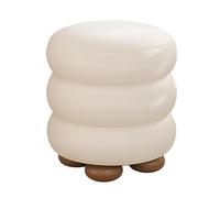 ZPVXRVQ Sgabello Rotondo Vintage In Velluto, Sgabello Compatto Da Toeletta, Sgabello Per Cambiare Le Scarpe, Doppio Uso per Soggiorno e Camera Da Letto(Style 3)