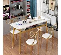 ZPVXRVQ Tavolo Da Manicure Moderno con Ripiano Aperto Scrivania per Unghie di Un Salone di Bellezza Postazione di Lavoro per Manicure E per Casa(120)