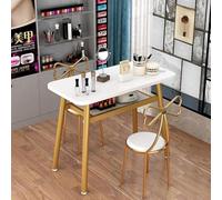 ZPVXRVQ Tavolo Da Manicure Moderno con Ripiano Aperto Scrivania per Unghie di Un Salone di Bellezza Postazione di Lavoro per Manicure E per Casa(80cm)