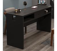 ZPVXRVQ Tavolo Da Manicure Professionale Moderno con Cassetti Portaoggetti Stazione di Medicazione per Il Trucco in Legno Tavolo per Unghie Doppio/singolo(Style 1,100x40x78cm)
