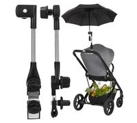 ZPWHYS Supporto Universale Regolabile for Ombrellone con Design A Clip, Stabile E Antiribaltamento, Facile da Installare Adatto A Passeggini E Sedie A Rotelle