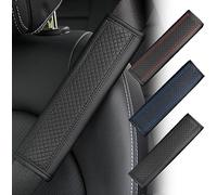 ZPXFC 2 Pezzi Auto Pelle Imbottiture Cinture di Sicurezza per BMW X1 X2 X3 X5 X6 Z4 i3 i4 IX M2 Mini Cooper, Traspirante Confortevole Rimovibile Copricintura Accessori