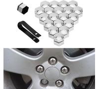ZPXFC 20 Pezzi Copridado Ruota per Ford Focus 2 Focus 3 4 MK2 MK3 MK4 Kuga, Copridadi per Pneumatici Copertura Dado Ruota Copridado Protezione Strumento