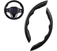 ZPXFC Auto CopriVolante per SpaceFox Latin America 2015-2025, Antiscivolo Durevole Auto Protezione Custodia Volante Cover, Ultraleggero Copri Volante Antiscivolo,Black