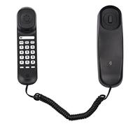 ZPZGOG Mini Telefono Fisso Cablato Desktop, telefono Fisso Montabile a Muro, Supporta Funzioni Mute/Pausa/Promemoria per Il Call Center della Banca di Ufficio dell'Hotel a Casa