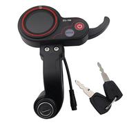 ZQ-100 - Misuratore di acceleratore a cristalli liquidi, 6 pin, interruttore con chiave di serratura elettrica applicabile a accessori per cruscotto scooter elettrico
