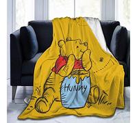ZQBDFC Winnie The Pooh - Coperta di lusso, morbida, in flanella, per divano e letto, per adulti e bambini, 150 x 100 cm, colore unico