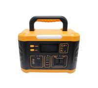 ZQBXHDZW Centrale Elettrica Portatile,Generatore Solare di Riserva Batteria Grandi Dimensioni,con Presa Corrente Alternata Scenari Versatili All'Aperto,Campeggio,Pesca,Picnic(500W,Black)