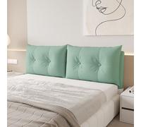 ZQBXHDZW Testata Letto Cuscini,Cuscino da Lettura per Letto,Cuscini Testata Letto,Pelle di Zampa di Gatto Non Lavabile,Copri Testiera Letto Matrimoniale Imbottito(180 * 60 * 15CM,Olive Green)