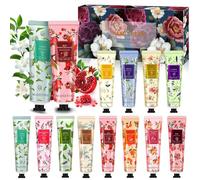 ZQEJEFD Crema Mani Set, 12 Pezzi Mini Set di Crema per le Mani, Crema Mani Regalo Natale, Nutriente e Riparare Mani Secche, Set Regalo Crema Mani per Compleanno, Natale, Anniversario e Festa