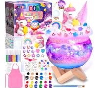 ZQEJEFD Kit Lampada Luna 3D Set Pittura Giocattolo Bambini, Lampada Luna Lavoretti Creativi per Bambini,3D Moon Lamp DIY Creativi Gadget Compleanno Bambini,Natale Regalo per Bambina 6 7 8 9 10 11 Anni