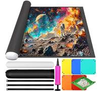 ZQEJEFD Tappeto puzzle Feltro, Puzzle Mat,Tappeto puzzle Feltro 1000 1500 2000 3000 Pezzi,Tappeto Puzzle Bambini Adulti,Puzzle Tappetino,Puzzle Roller,Puzzle Roll Mat,Puzzle Portatile Tappetino,Grigio