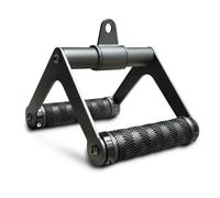 ZQINGQING Accessori Palestra Double D Handle 360 Rotataing Cable Row Attachment for Machine Soft Rubber Hanlde Gym Fitness LAT Pulldown Close Grip