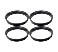 ZQINGQING Anelli di Centraggio Anelli centrali for mozzo Auto da 4 Pezzi 74,1 x 72,6 mm Neri 74,1-72,6 for correggere Le Dimensioni della Ruota e del mozzo, garantendo Una Corretta vestibilità.