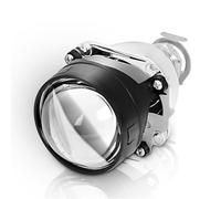 ZQINGQING Angel Eyes Halo 1 PCS 2.5 Pollici HID Lenti del Proiettore Nero Argento Sindone for H4 H7 Moto Auto del Faro del Faro Styling USA H1 Lampada allo Xeno Fari Angel(1)