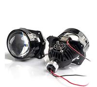ZQINGQING Angel Eyes Halo 3.0 Pollici 100 W Obiettivo del proiettore Lenti a Fascio anabbagliante Retrofit H7 H4 9005 9006 HB3 HB4 Gruppo Faro for Auto Fari Angel