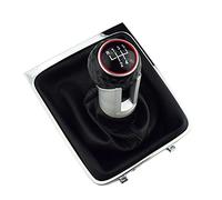 ZQINGQING Pomello Cambio Cambio Manuale for Auto in Pelle a 6 Marce MT Pomello del Cambio Gaitor Boot Fit USA for Volkswagen Fit USA for VW Passat B6 Pomelli Leva Cambio per Auto(5 Speed-01)