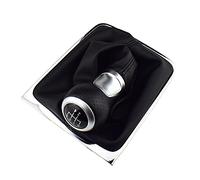 ZQINGQING Pomello Cambio Cambio Manuale for Auto in Pelle a 6 Marce MT Pomello del Cambio Gaitor Boot Fit USA for Volkswagen Fit USA for VW Passat B6 Pomelli Leva Cambio per Auto(5 Speed)