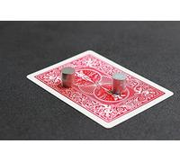 ZQION 10 magneti da 0,3 mm, per carte magiche da primo piano, trucchi magici, illusioni, accessori magia