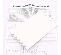 ZQION 5 pacchetti elastici invisibili loop di filo fluttuante magia ravvicinata trucchi magici mago magia Gimmick magico loop strumento magico