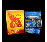 ZQION Apparendo scatole di cristallo Dream Bag Trucchi di magia Fiore da scatola vuota Stage Puntelli magici Mago Illusioni Partito Spettacolo di Magia Commedia