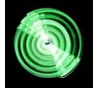 ZQION Bastone da ballo professionale a LED (pieghevole Deluxe) - multicolore palcoscenico illusione magica, trucco magico, puntello per maghi (verde)