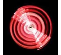 ZQION Bastone da ballo professionale a LED (pieghevole Deluxe) - multicolore palcoscenico illusione magica, trucco magico, puntello per maghi (rosso)