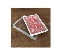 ZQION Mazzo di carte realistico in vetro, trucco magico - Omni Deck, Ice Bound, Close Up Card Illusion, accessori Gimmick Sign, Clear Block Magic