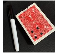 ZQION Piccoli buchi di Roddy M Trucchi Magici Visiva Moving Hole Black Hole Jumping Magia Close-up Illusioni Edificio Mentalismo Prop