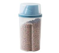 Zqkimzi Contenitore ermetico per alimenti per animali domestici, dispenser per snack per cuccioli da 1000 ml, perfetto per conservare cibo secco a casa, viaggi e avventure all'aria aperta, mantiene il