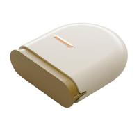 Zqkimzi Custodia portatile per parentesi graffe, supporto per denti con fori di ventilazione, scatola portatile per bretelle, 8,8 x 9,6 x 2,9 cm, custodia per donne, uomini, adulti, Marrone caffè